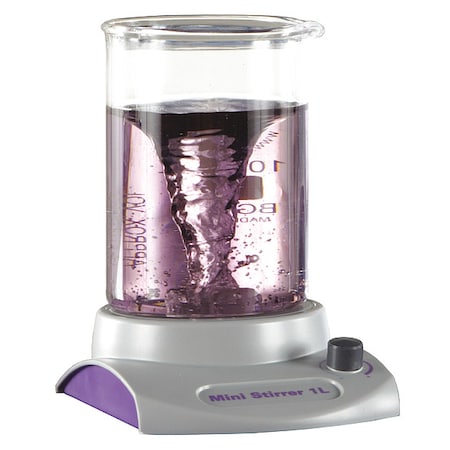 Magnetic Stirrer, 12V, Gray/Purple, 1 Liter MPN:120155