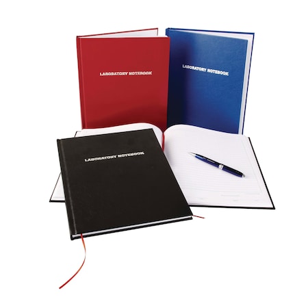 Labortry Notebook, 200 Page, Lined, Rd, PK12 MPN:HS8610D