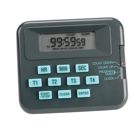 Pocket Timer/Stopwatch, Gray MPN:HS24490D