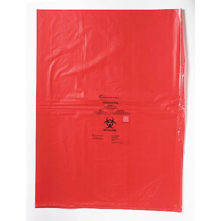 Biohazard Bags, Red, PK500 MPN:HS10320