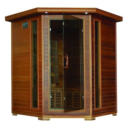 Sauna, Corner, 4 ppl, Carbon Heater, Cedar MPN:BSA1320