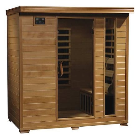 Infrared Sauna, 72 x 46 x 75 in, Hemlock MPN:BSA2418