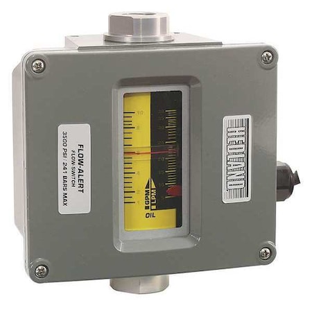 Flowmeter, GPM/LPM 0.5 - 5.0 / 2-19 MPN:H601A-005-F1
