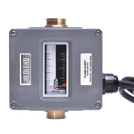 Flowmeter, GPM/LPM 0.5 - 5.0 / 2-19 MPN:H605B-005-F1