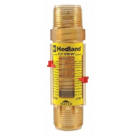 Flowmeter, 1 MNPT, 0.5-4 GPM MPN:H621-604-R