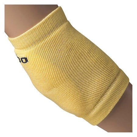 Elbow Sleeve, Nylon, Pull-Over, Yellow, Size S MPN:D 12037