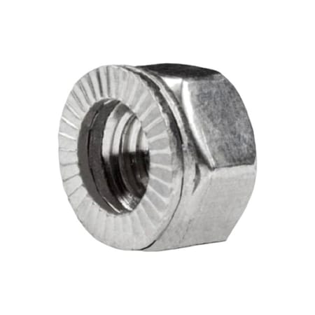 2-Piece Wedge Lock Nut, M10-1.5, Steel, Class 10, Zinc-Coated, 8 11/50 mm Ht, 50 PK MPN:HLMG-10/10