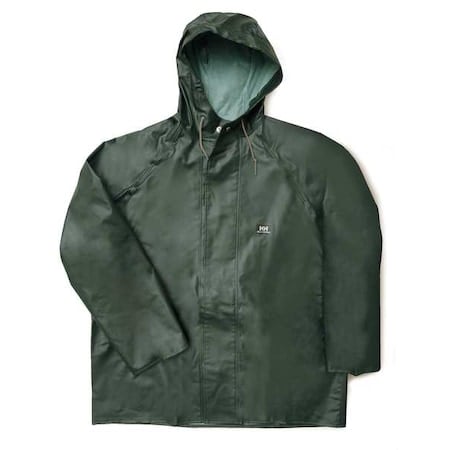 Rain Jacket with Hood, Green, M MPN:70300_490-M