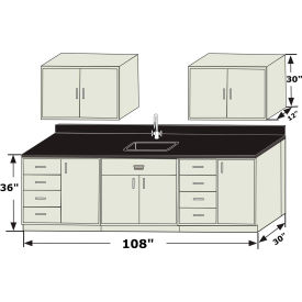 HEMCO® Enterprise Sink Base Cabinet Grouping 108