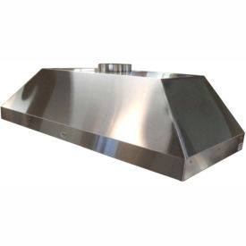 HEMCO® Wall Canopy Hood Stainless Steel 48