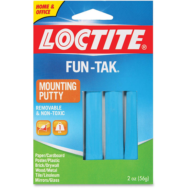 Loctite Fun Tak Mounting Putty - 1 Each - Blue (Min Order Qty 15) MPN:1270884