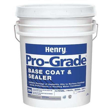 Roofing Base Coating & Sealant, 5 gal, Pail, Gray MPN:PG294073