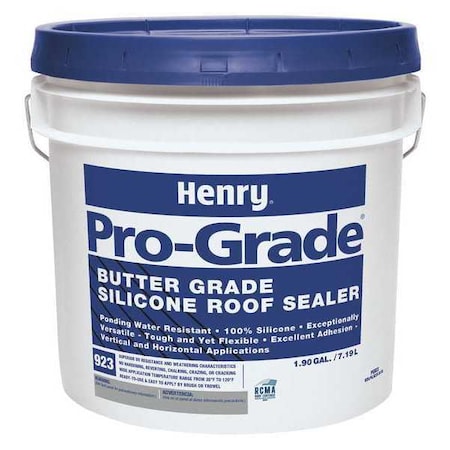Roofing Sealant, 1.9 gal, Pail, White MPN:PG923W120