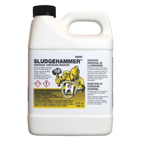 Corrosion Inhibitor, Clear, 32 oz, Bottle MPN:35297