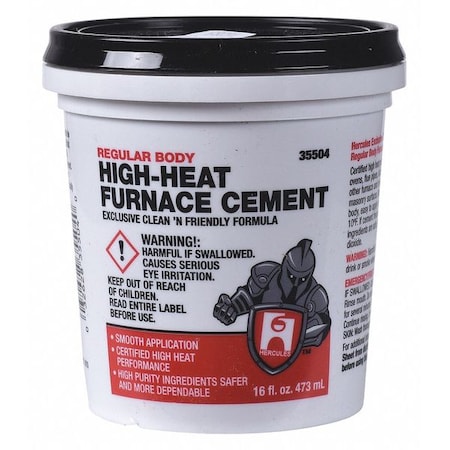 Furnace Cement, High Temperature, 1 pt. MPN:35504