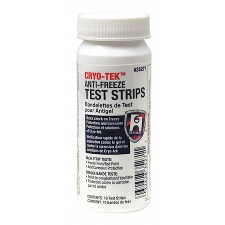 Test Strips, Includes 10 Sticks, 3-15