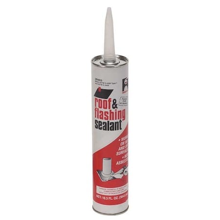 Roof Flashing Sealant, Black, 10.3 oz MPN:25403