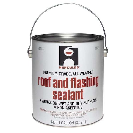 Roof Flashing Sealant, Black, 1 Gal MPN:25410
