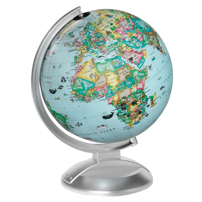 Replogle Globe 4 Kids Illuminated Globe, 13 1/2in x 10in MPN:RE-12534