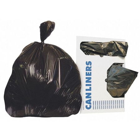 Trash Bag, 38X58, Black, 0.7Mil, LLDPE, PK200 MPN:H7658HK