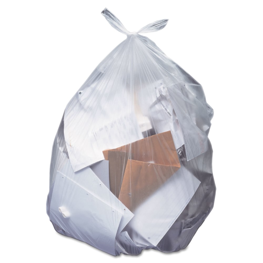 Heritage Linear Low-Density Can Liners, 16 gal, 0.35 mil, 24in x 32in, Clear, 500/Carton MPN:H4832RC