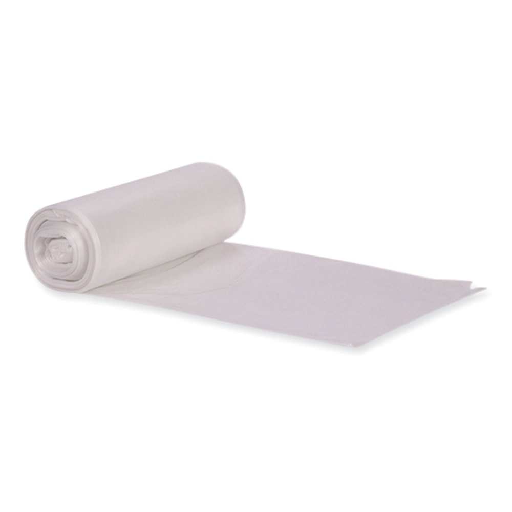 Heritage Eco Blend Max Can Liners, 33 gal, 0.8 mil, 33in x 39in, Clear, 25 Bags/Roll, 8 Rolls/Carton MPN:L6639TC ER1
