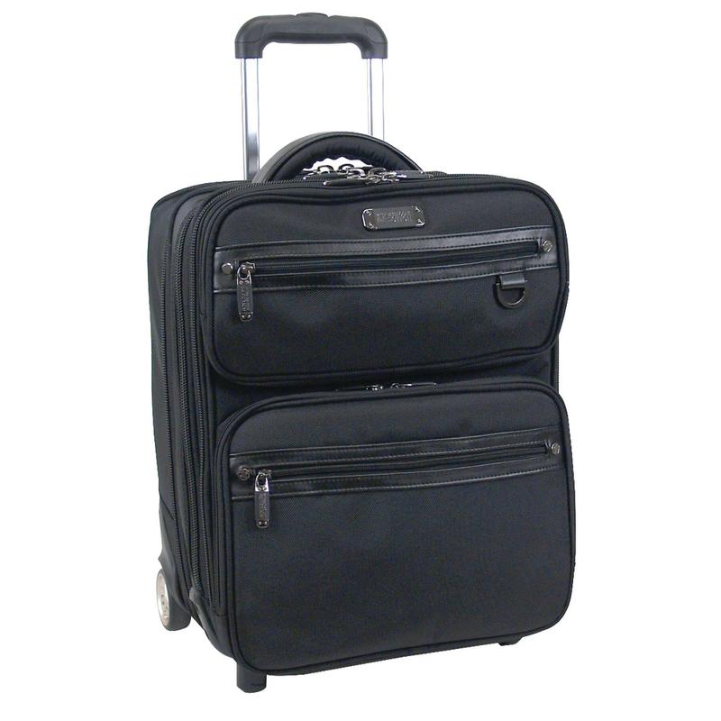 Kenneth Cole Reaction Vertical Wheeled Overnighter For Laptops Up To 17in, Black MPN:537125S