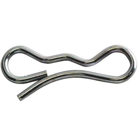 Bow Tie Cotter Pin, 0.12 in Dia, 2-3/4 in L, Spring Wire, 1 PK MPN:BTC-120-0437