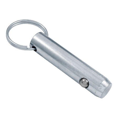 Detent Hitch Pin, 3/4 in Dia, 4 in Usable L, Carbon Steel, 1 PK MPN:DTP-0750-2000