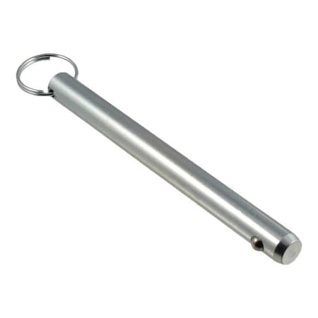 Detent Hitch Pin, 3/4 in Dia, 9 in Usable L, Carbon Steel, 1 PK MPN:DTP-0750-7000