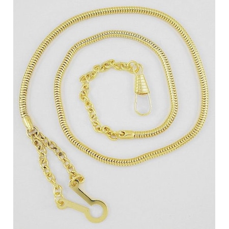 Whistle Chain, Metal, Gold MPN:4020G