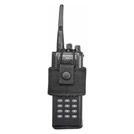 Radio Pouch, Nylon, Black, M, Snap MPN:1042