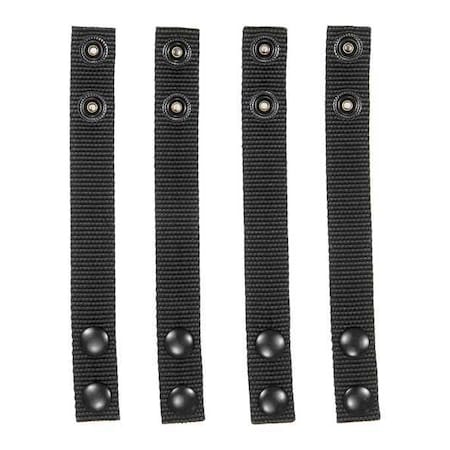 Belt Keeper, Nylon, Black, Snap MPN:1097