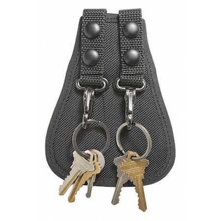 Duty Belt Accessory, Black, Holds Keys MPN:1113