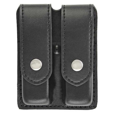 Magazine Pouch, Synthetic Leather, Black, M, Snap MPN:1432PN