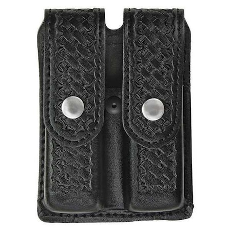 Magazine Pouch, Synthetic Leather, Black, M, Snap MPN:1432WN
