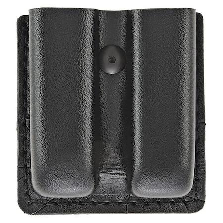 Magazine Pouch, Synthetic Leather, Black, M, Open MPN:1437P