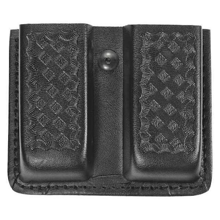 Magazine Pouch, Synthetic Leather, Black, L, Open MPN:1438W