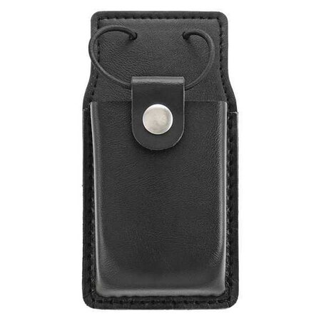 Radio Pouch, Leather, Black, M, Snap MPN:1440BPN