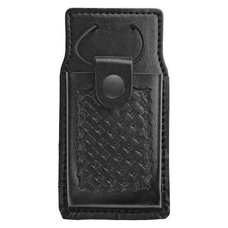 Radio Pouch, Leather, Black, M, Snap MPN:1440BWB