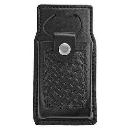 Radio Pouch, Leather, Black, M, Snap MPN:1440BWN