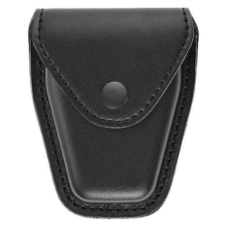 Handcuff Pouch, Synthetic Leather, Black, S, Snap MPN:1450PB