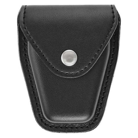 Handcuff Pouch, Synthetic Leather, Black, S, Snap MPN:1450PN