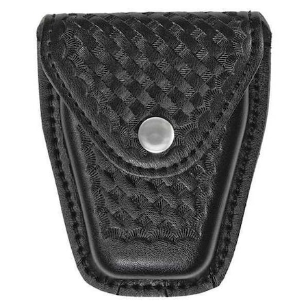 Handcuff Pouch, Synthetic Leather, Black, S, Snap MPN:1450WN