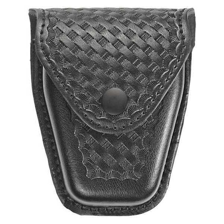 Handcuff Pouch, Synthetic Leather, Black, Universal, Snap MPN:1455WB