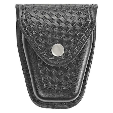 Handcuff Pouch, Synthetic Leather, Black, Universal, Snap MPN:1455WN