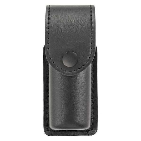 Pepper Spray Holster, Synthetic Leather, Black, S, Snap MPN:1458PB
