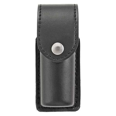 Pepper Spray Holster, Synthetic Leather, Black, S, Snap MPN:1458PN