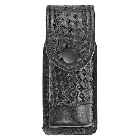 Pepper Spray Holster, Synthetic Leather, Black, S, Snap MPN:1458WB