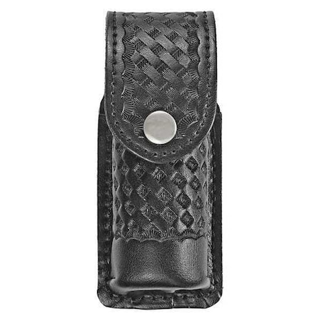 Pepper Spray Holster, Synthetic Leather, Black, S, Snap MPN:1458WN